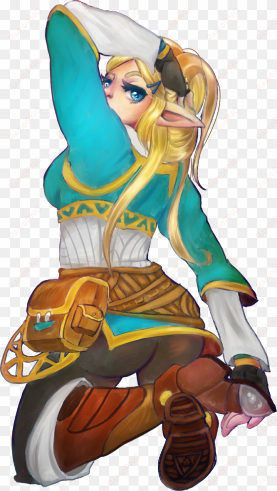 link set zelda botw - princess zelda botw transparent png