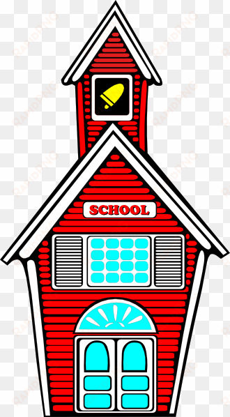 little red school house clip art - school clipart no background