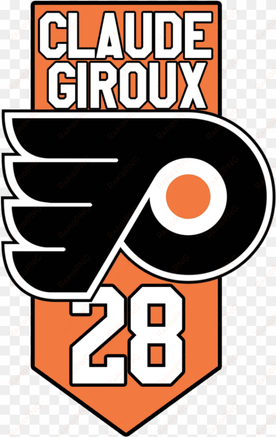 logotype philadelphia flyers claude giroux - philadelphia flyers logo