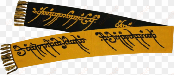 lord - lord of the rings: the one ring - 6-foot knit scarf