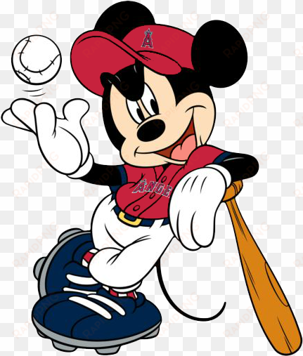 los angeles angels logo png - mickey mouse chicago cubs