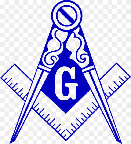 lrg - square and compass blue