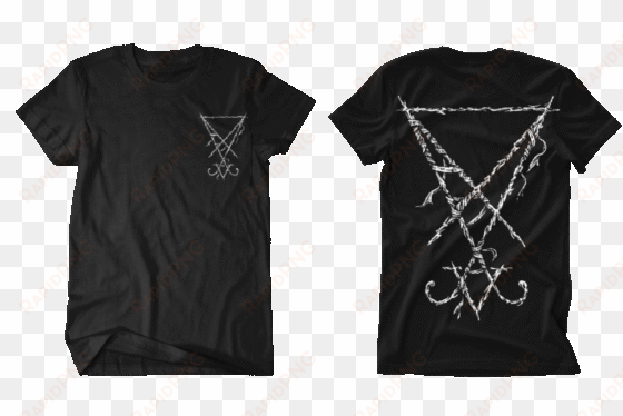 lucifer sigil - elvis presley sun records t-shirt-small