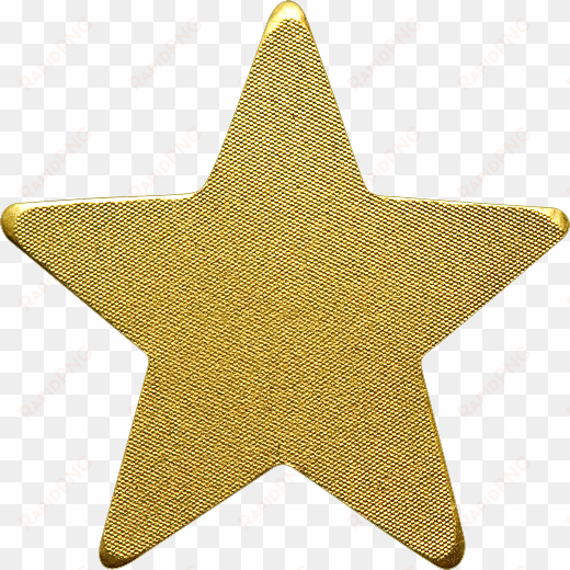 lucky star - gold star on transparent background