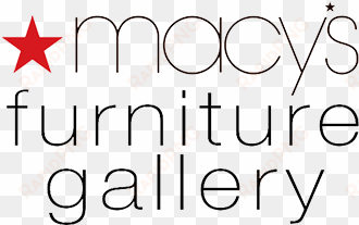 macy's furniture gallery - macy's logo black and white