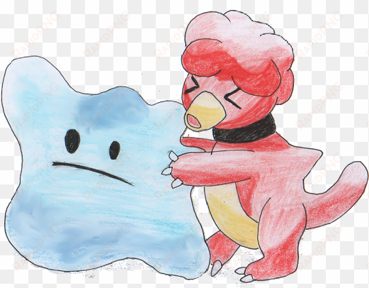 magmar, camerupt and random fire trainer - cartoon