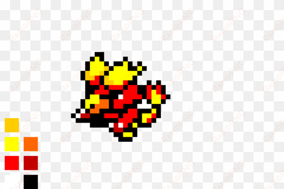 magmar - pixel art magmar pokemon