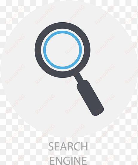 magnifying glass with words search engine - magnifying glass