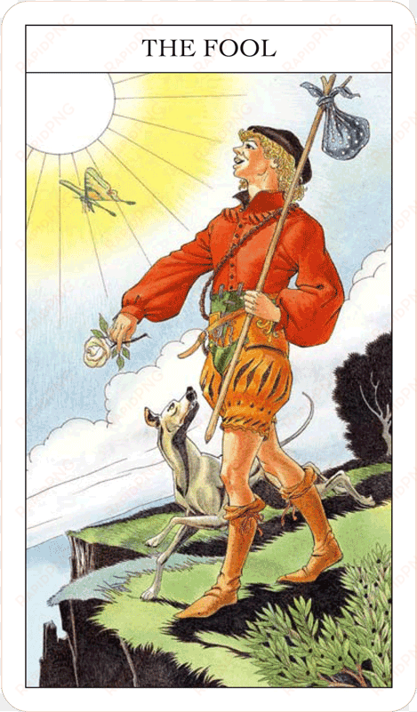 main menu the fool - sharman caselli tarot deck