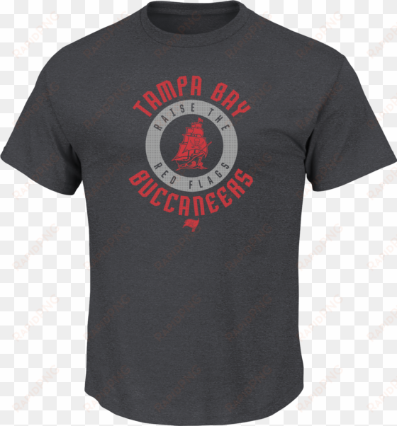 majestic buccaneers men's charcoal keep score tee by - panthers super bowl 50 champions