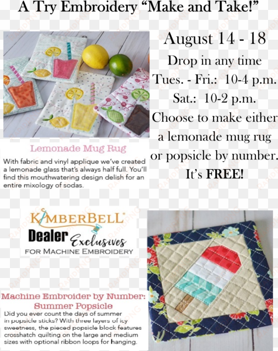 make and take - kimberbell kd613 the jeanette - sm & med design