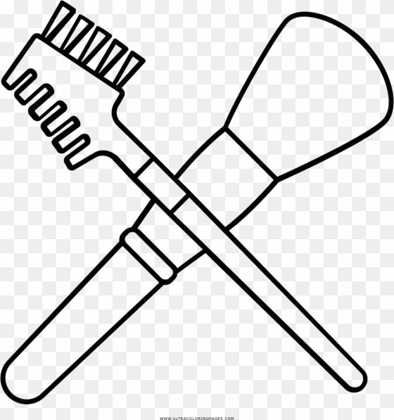 makeup coloring pages - desenho de maquiagem para colorir