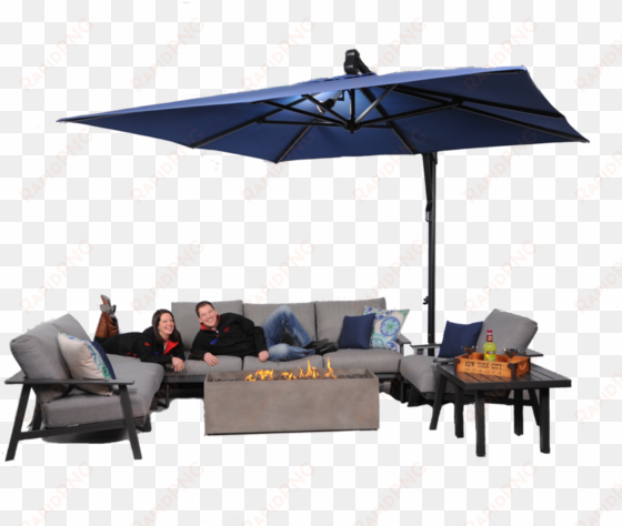 mallin dakoda deep seating sectional - patio furniture png