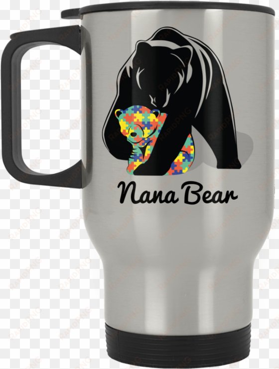 mama bear customizable travel mugs - beaver creek retro mountain - colorado t shirt