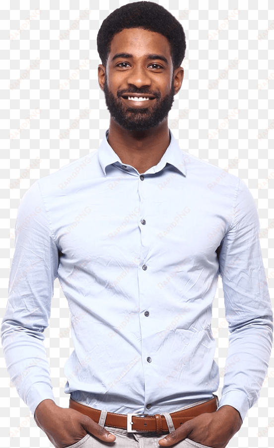 man smiling - marketing