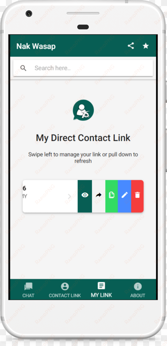 manage your direct contact link - portrait