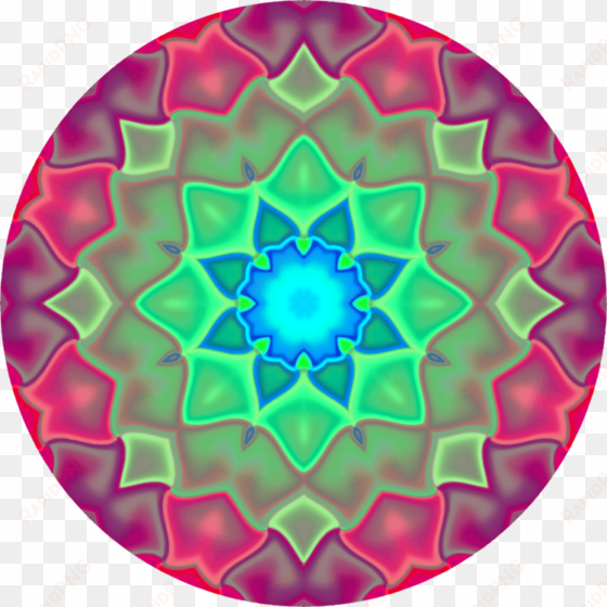 mandala 21 kaleidoscope light color - nfl christmas fabric ornaments