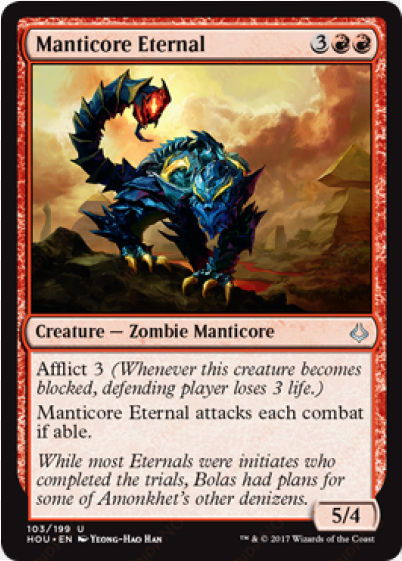 manticore eternal hour of devastation english - hour of devastation eternal