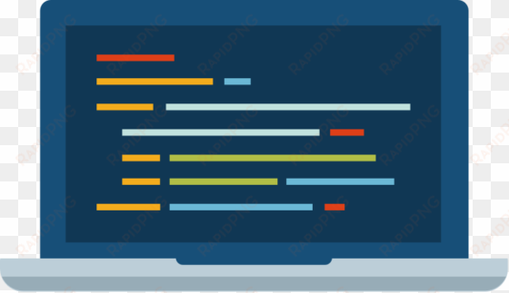 many programmers know at least 2 or 3 languages and - laptop icon with code png