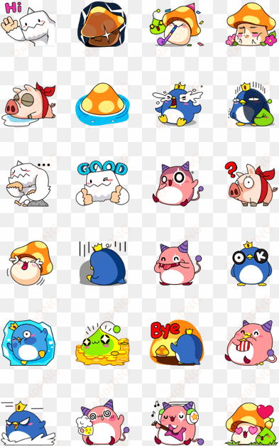 maplestory thailand - maplestory line stickers
