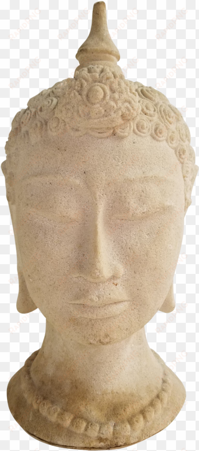 marble cast buddha bust - bust