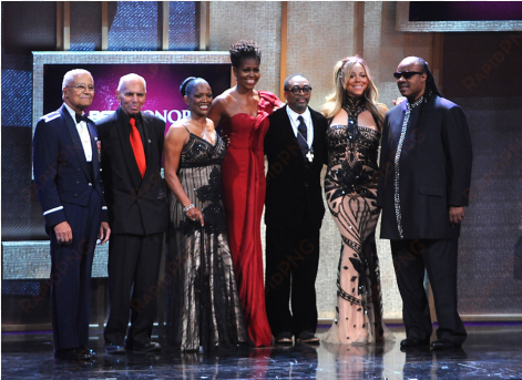 mariah carey, kelly rowland, & common celebrate legends - michelle obama mariah carey