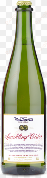 martinelli's sparkling apple cider - apple cider drink bottle