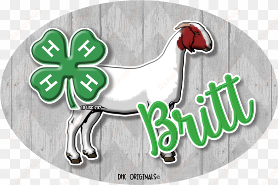 master 4-h sticker - rooster