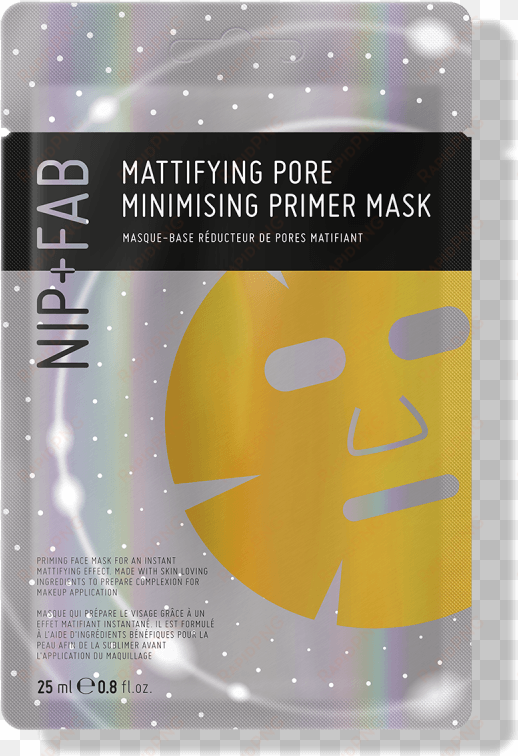 mattifying pore minimising primer sheet mask - nip+fab make up ultra-illuminating dewy primer mask
