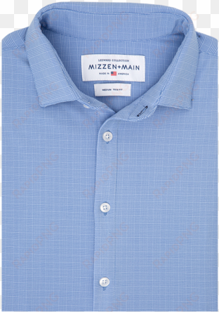 "maverick" blue glen plaid - mizzen and main maverick