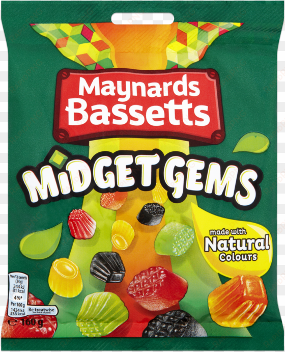 maynards midget gems 160g - maynard bassetts midget gems