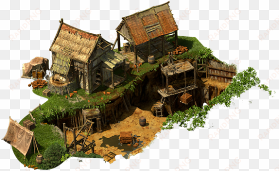 medieval houses, minecraft buildings, fantasy map, - clay pit tribal wars 2