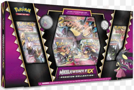 mega beedrill-ex premium collection box - mega mawile ex premium collection box