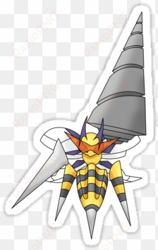 "mega heaven piercing giga beedrill" stickers by vanwriten - sticker