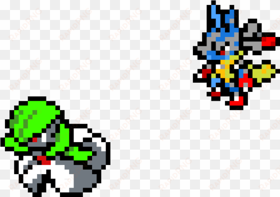 mega lucario and gornivor