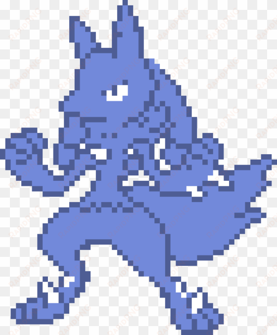 mega lucario by abbaike {burple style] - cartoon