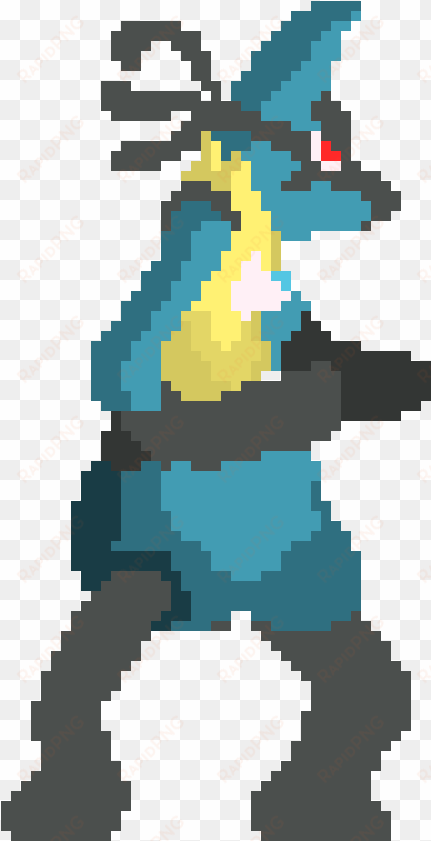 mega lucario idle - illustration