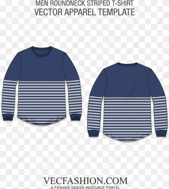 men round neck t-shirt with contrast cut panel - t shirt raglan vector
