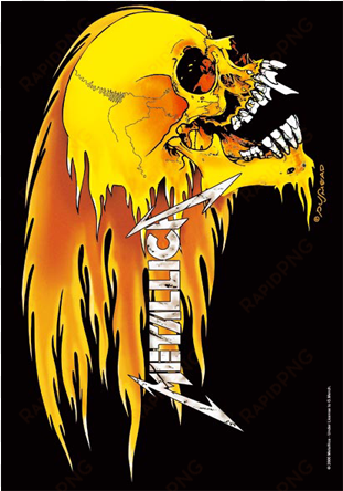 metallica skull and crossbones buy thrash metal merchandise - metallica skull