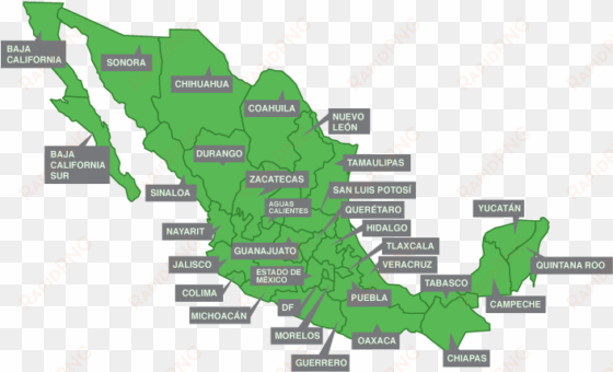 mexico - mexico map