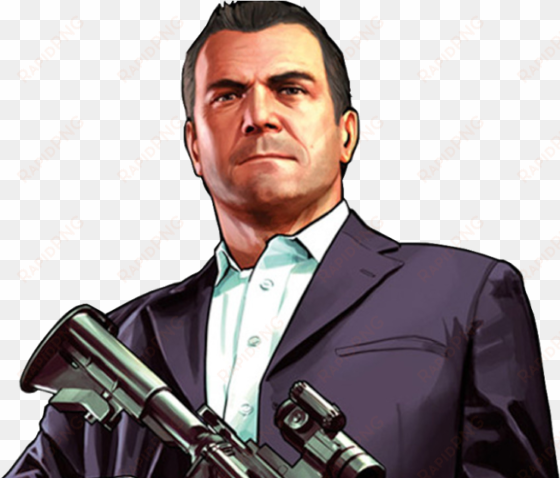 michael gta v png - grand theft auto 4
