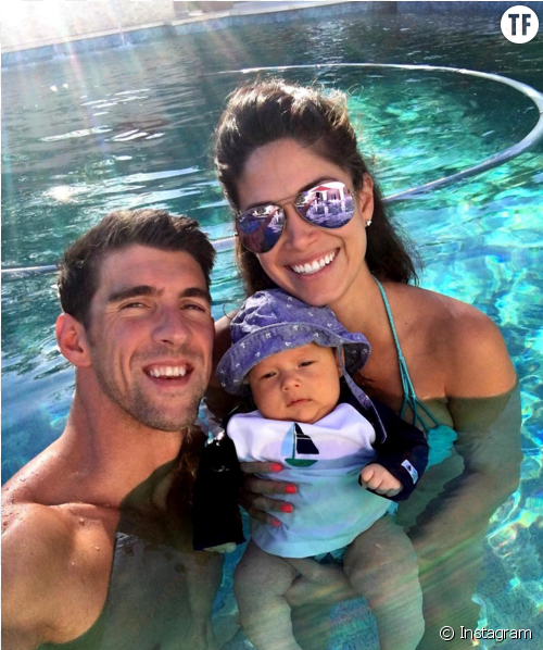 michael phelps, sa compagne nicole johnson et leur - jonathan rosebanks shulman age
