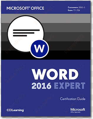 microsoft word 2016 expert certification guide - word expert 2016