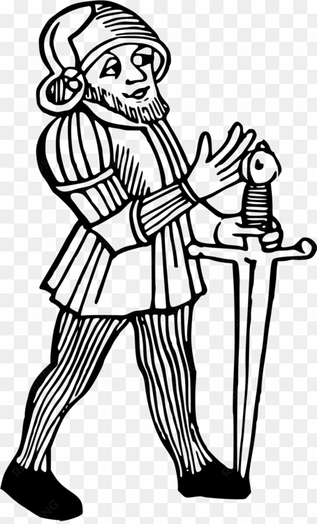 middle ages knight the swordsman film series swordsmanship - gambar pedang png