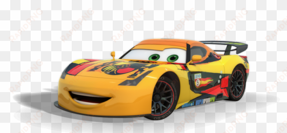 miguel char pose - disney / pixar cars 2 movie exclusive die cast car
