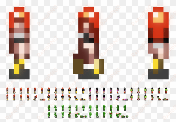 miniature pixel people sprites - sprite plataform 2d pixel