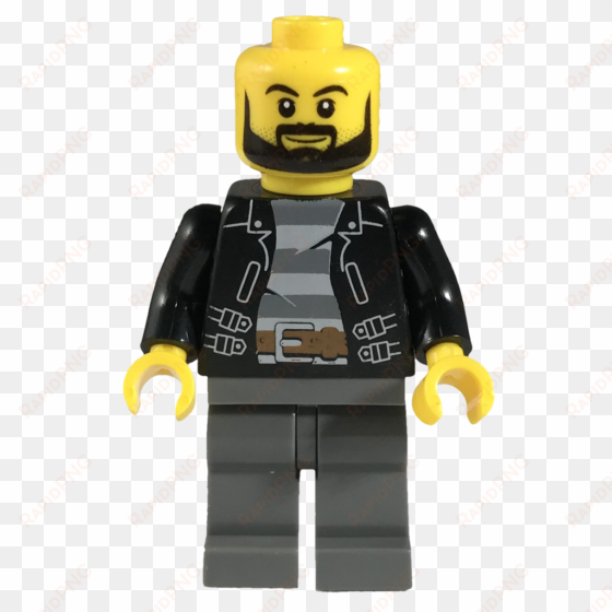 minifig motorcycle rider - lego