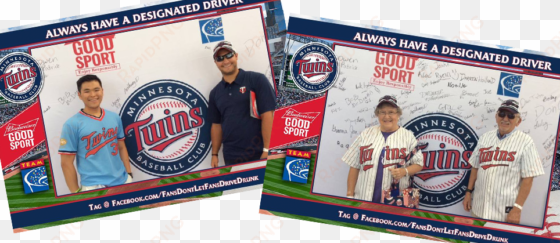 minnesota twins fans always have a designated driver - minnesota twins 5" vinyl die cut decal sticker emblem