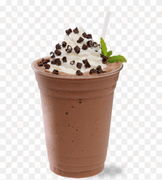 mint chocolate chip frappe