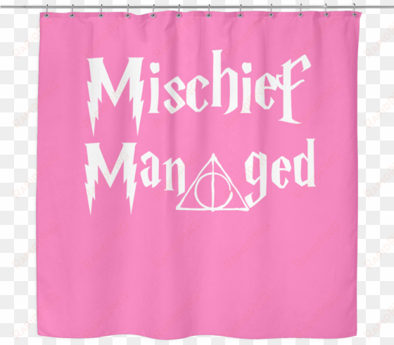 mischief managed shower curtain - harry potter desk decor diy
